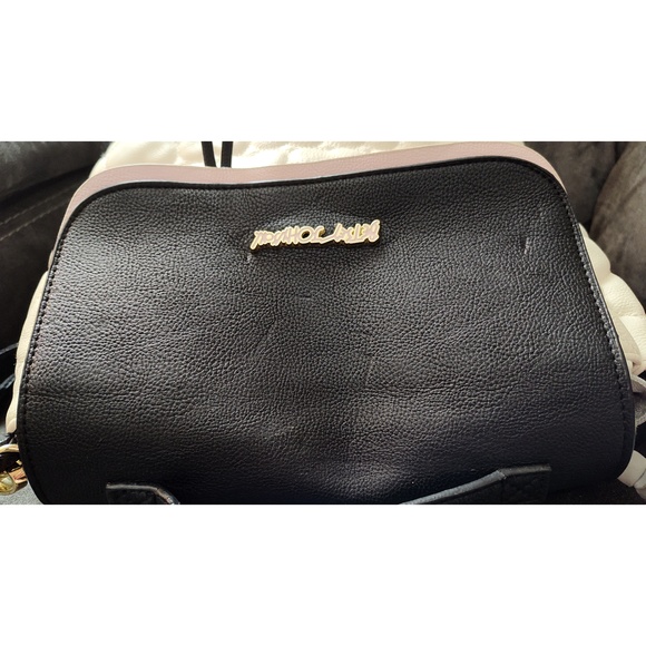 BETSEY JOHNSON - Large Shoulder bag- Black/White - Picture 5 of 7